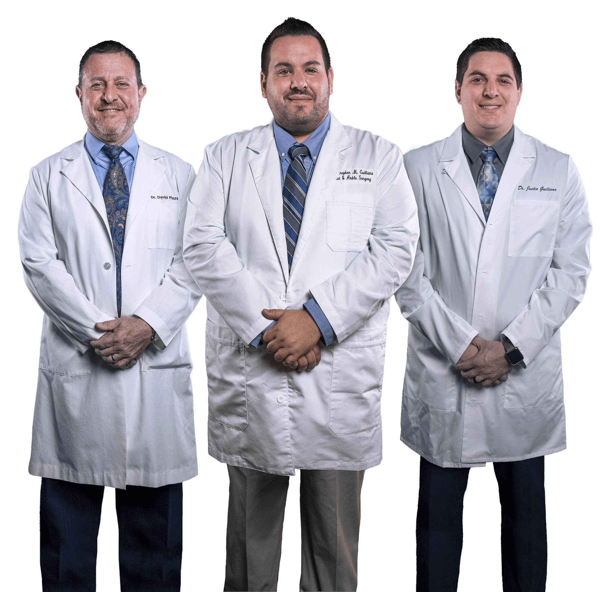 NJ Foot & Ankle Doctors - Morris and Warren County - Dr. Stephen Guiliana - Dr. David Pizzano - Dr. Justin Guiliana
